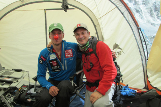 Horatio Galanti of Breeze Expedition and Daniel Hughes for Red Nose